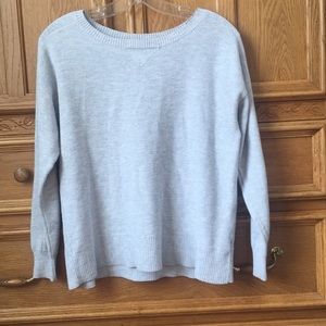 Thin lightweight grey sweater- barely worn